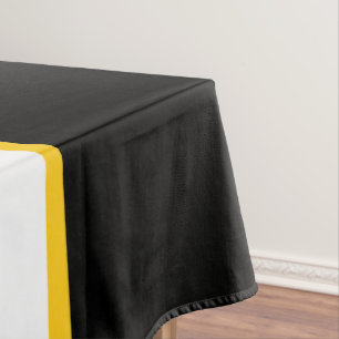 Mantel Partido de Graduación Negra de Oro Moderno