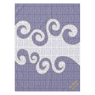 Mantel Pascua 52/70" Pestaña "Pascua Mar Paisley"