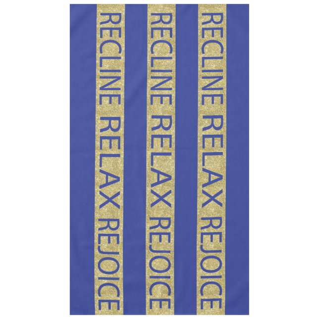 Mantel Pascua 60/104 Pestaña "Pascua RRR/BlueGold" (Anverso)