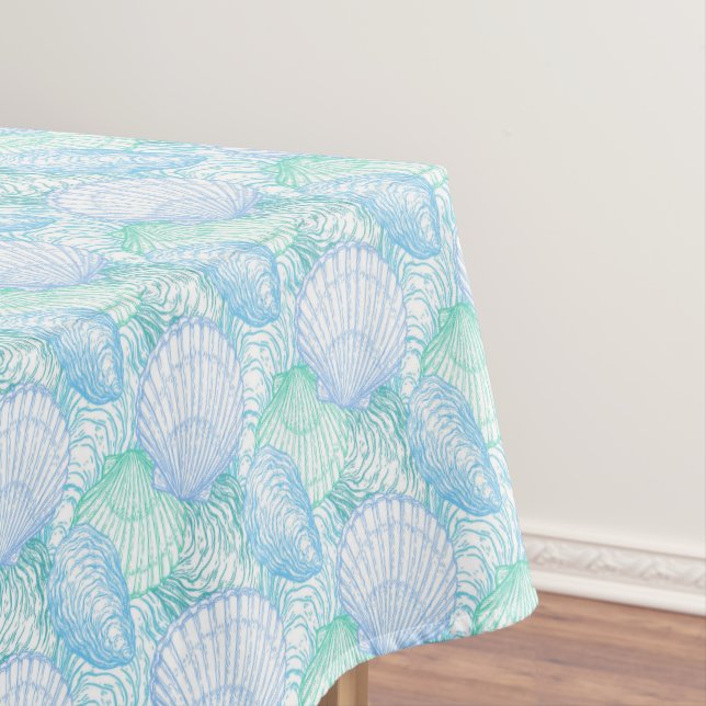 Mantel Pastel Blue Seasheles (In Situ)