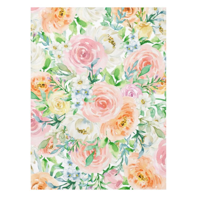 Mantel Pastel de jardín romántico (Anverso)