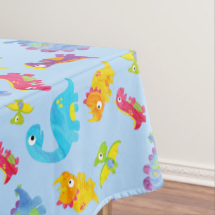 Mantel Pastel de luz dulce azul bebé dinosaurio cumpleaño