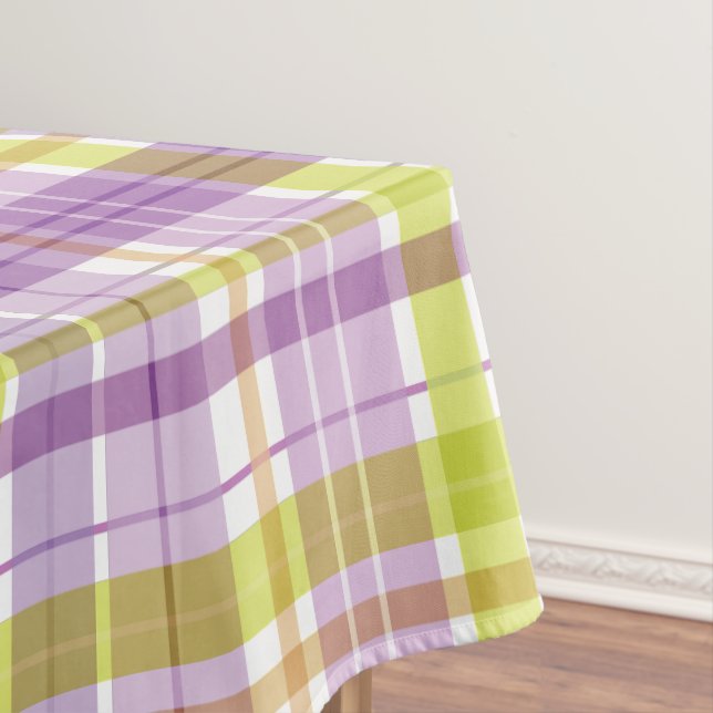 Mantel Pastel dulce Pastel Verde Púrpura (In Situ)