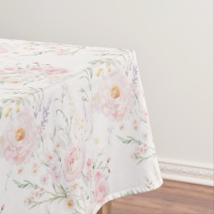 Mantel Pastel floral rosa Rubor Elegante