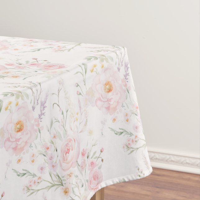Mantel Pastel floral rosa Rubor Elegante (In Situ)