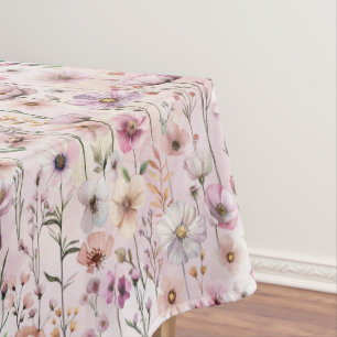 Mantel Pastel Romántico Flor Flora Silvestre Tablero Flor