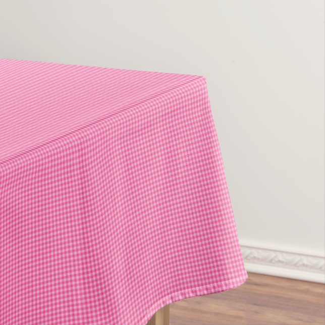 Mantel Pastel rosa-blanco Gingham-52x70 TABLECLOTH (In Situ)
