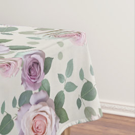 Mantel Pastel Roses In Shades Of Lilac Mint And Blush