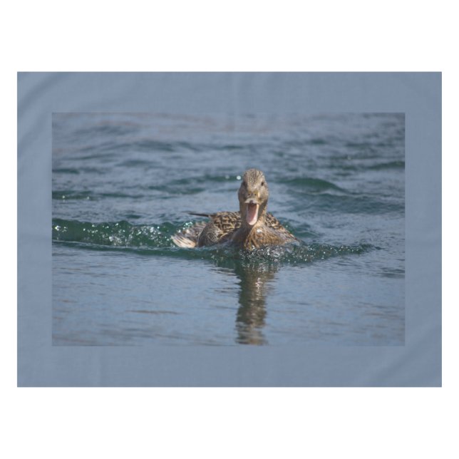 Mantel Pato abierto con pico (Frente (Horizontal))