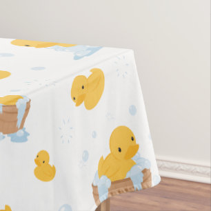 Mantel Pato Amarillo Bubble Bath Tablecloth