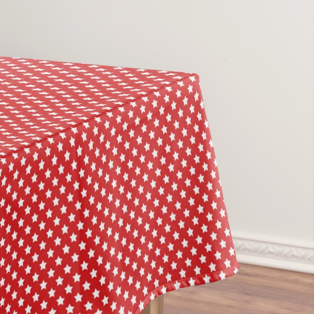 Mantel Patriotic Stars Cotton Tablecloth (In Situ)