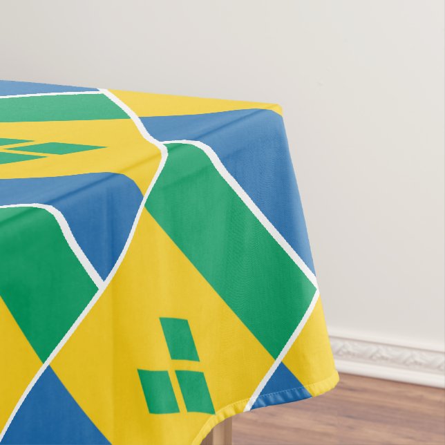 Mantel Patriótico de la bandera de ST. VINCENT (In Situ)