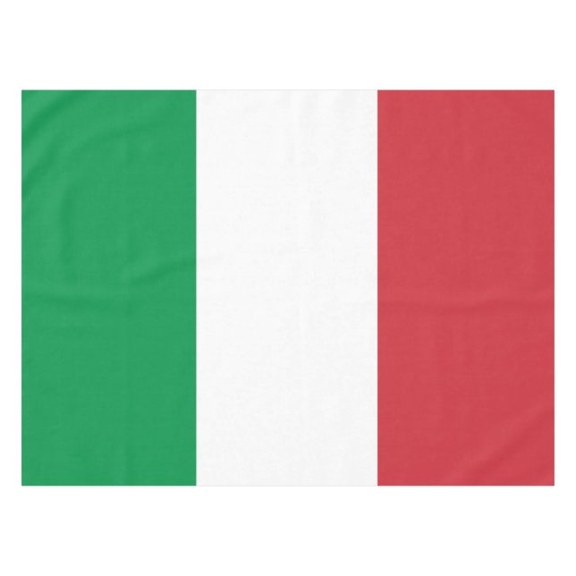 Mantel Patriótico italiano de la bandera de Italia (Frente (Horizontal))