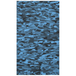 Mantel Patrón abstracto azul negro