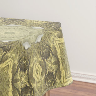 Mantel Patrón abstracto de Art Decó de Oro de Vintage No2