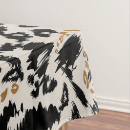 Mantel Patrón abstracto de leopardo africano bohemio