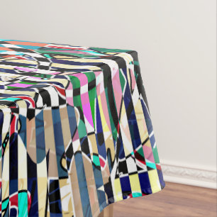 Mantel Patrón abstracto de rayas, abstracto, rayas, tiras