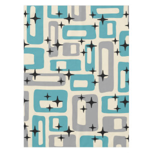 Mantel Patrón abstracto moderno de mediados de siglo