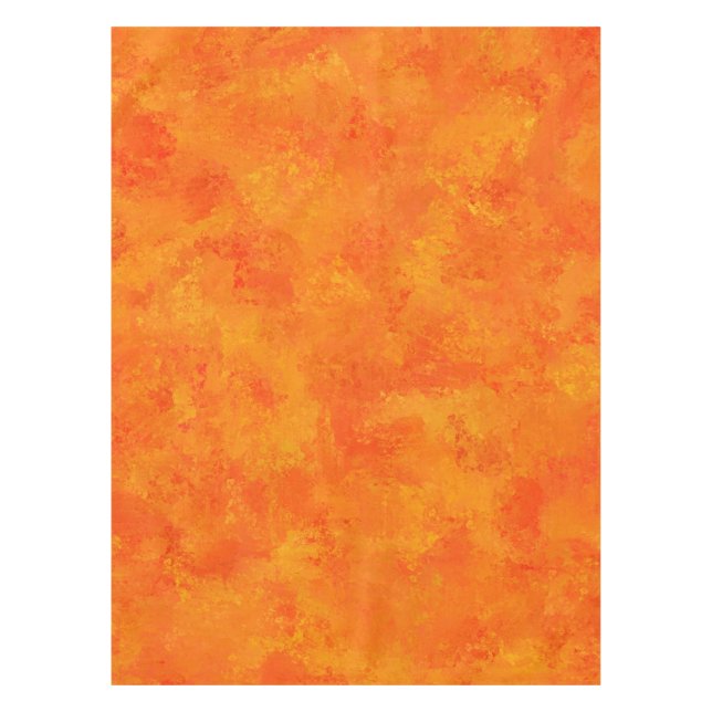 Mantel Patrón abstracto naranja (Anverso)