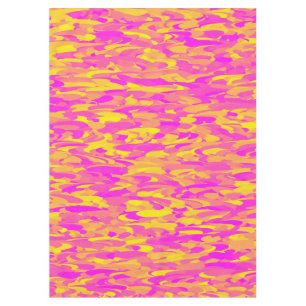 Mantel Patrón abstracto Naranja amarillo rosado