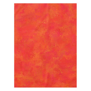 Mantel Patrón abstracto naranja rojo