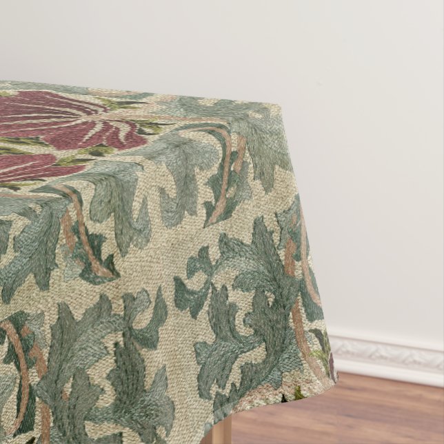 Mantel Patrón Acanthus de William Morris Vintage (In Situ)