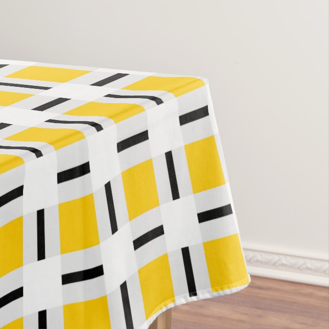 Mantel Patrón amarillo revestido (In Situ)
