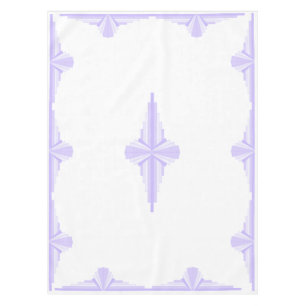 Mantel Patrón Art Deco en Lilac
