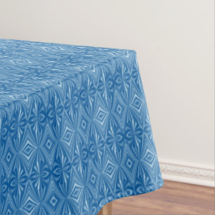Mantel Patrón azul único y moderno