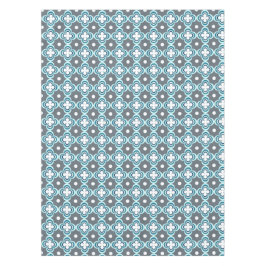 Mantel Patrón azul y gris