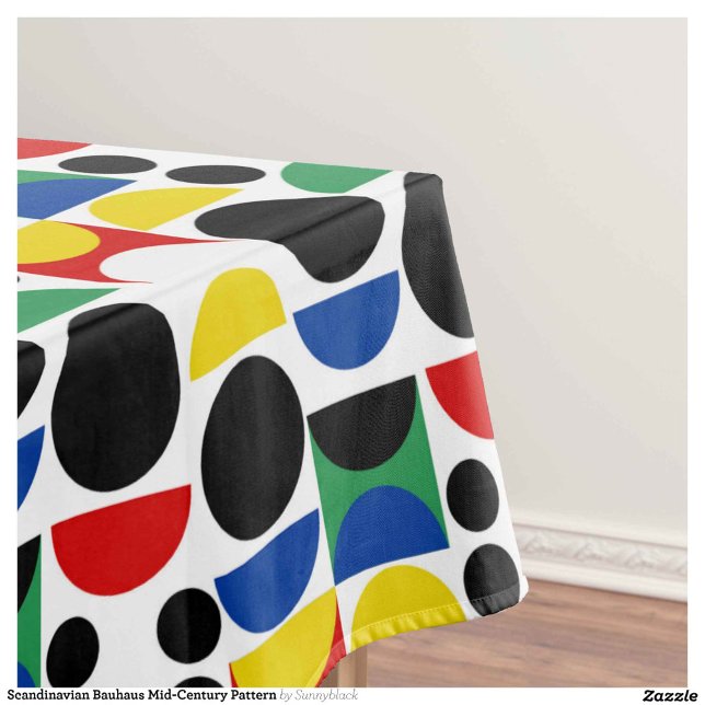 Mantel Patrón Bauhaus escandinavo de mediados del siglo (Subido por el creador)