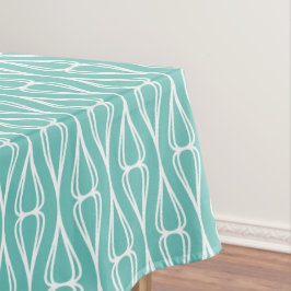 Mantel Patrón blanco Aqua moderno