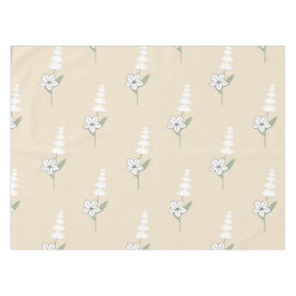 Mantel Patrón Botánico Bohemio Beige Floral