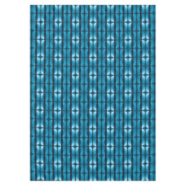 Mantel Patrón brillante geométrico azul