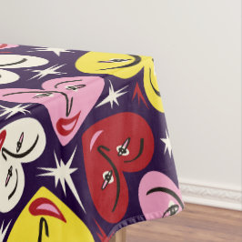 Mantel Patrón cardíaco de Kitschy Kitchen Retro de los añ