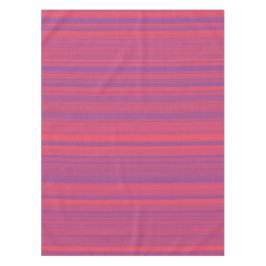 Mantel Patrón continuo de rayas moradas rojas