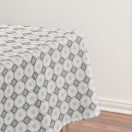 Mantel Patrón cuadrado del diamante con mosaico gris