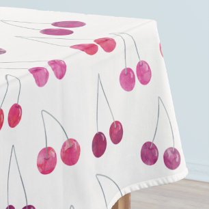 Mantel Patrón de acuarela de cereza