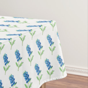 Mantel Patrón de acuarela de flores silvestres de Bluebon