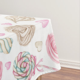 Mantel Patrón de acuarela rosa dulce