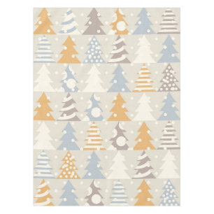 Mantel patrón de árbol de Navidad