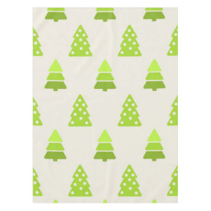 Mantel patrón de árbol de Navidad