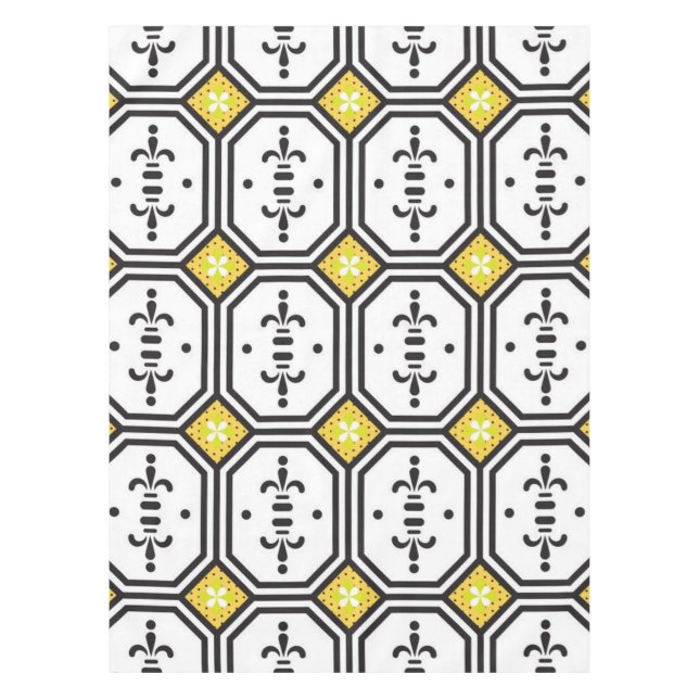 Mantel Patrón de azulejos de cerámica (Anverso)