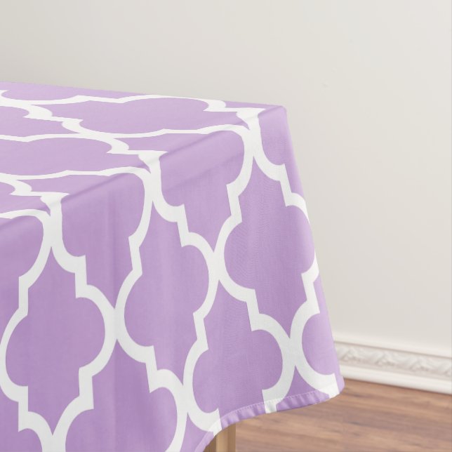 Mantel Patrón de baldosas de cuarzo de lavanda (In Situ)