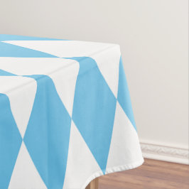 Mantel Patrón de bandera de bus de Baviera azul y blanco