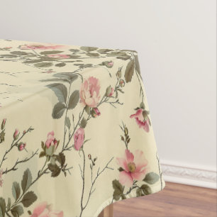 Mantel Patrón de barras rosadas de color de agua