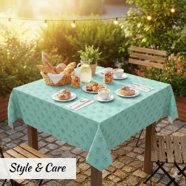 Mantel Patrón de bicicleta en Robin Egg Blue Elegant