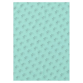 Mantel Patrón de bicicleta en Robin Egg Blue Elegant