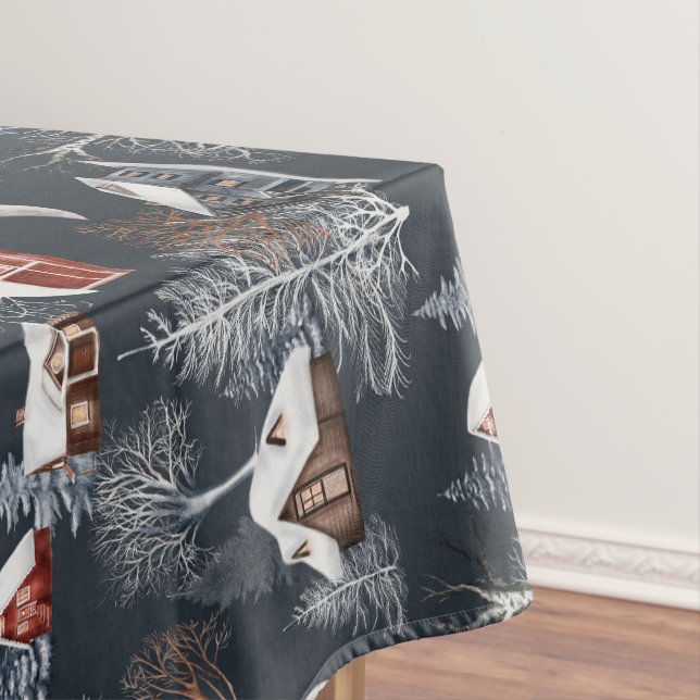 Mantel Patrón de Bosque Invernal  (In Situ)