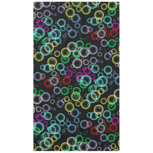 Mantel patrón de burbuja 02.b Negro BG